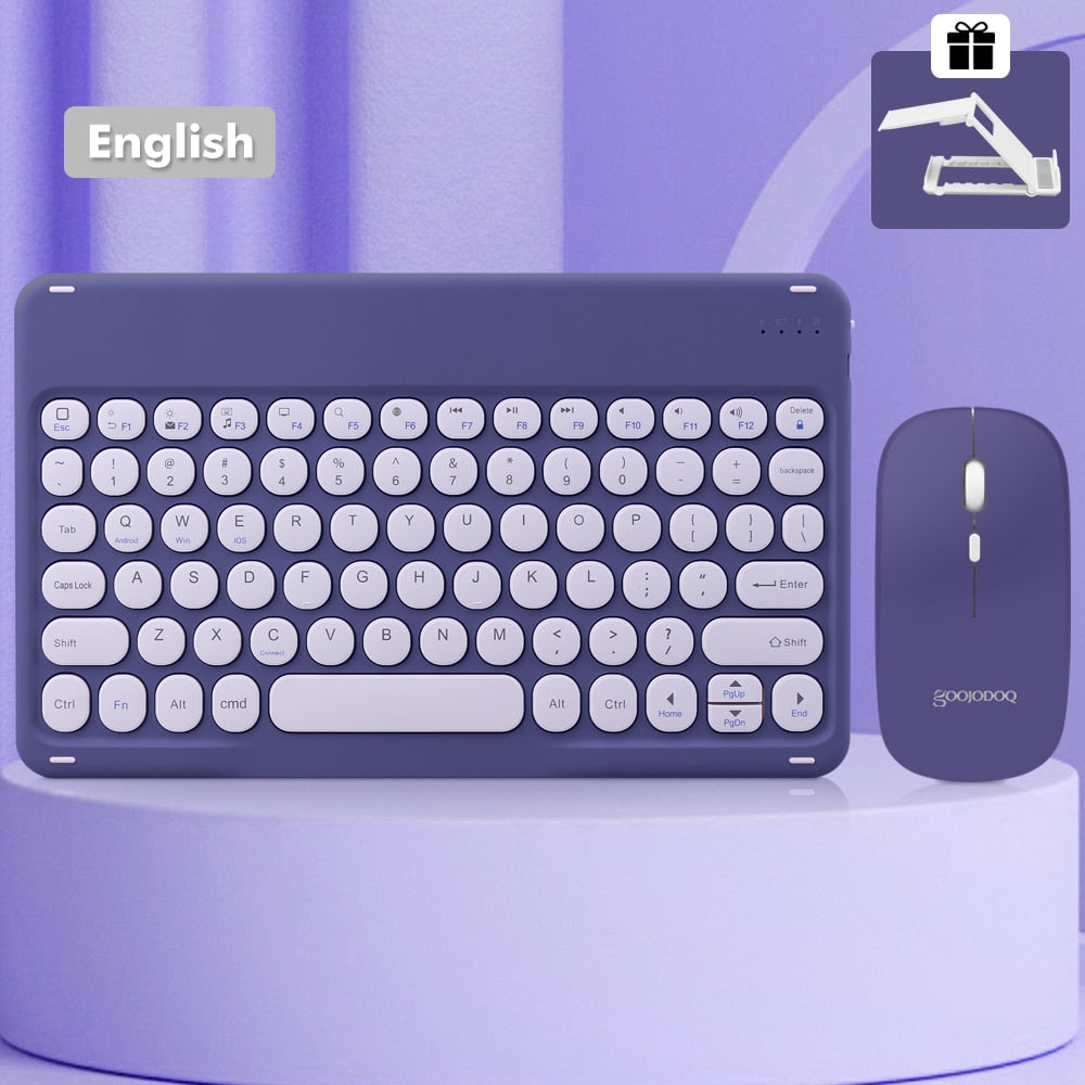 Bluetooth Keyboard Wireless Keyboard and Mouse for iPad 10th Gen Tablet Android IOS Windows