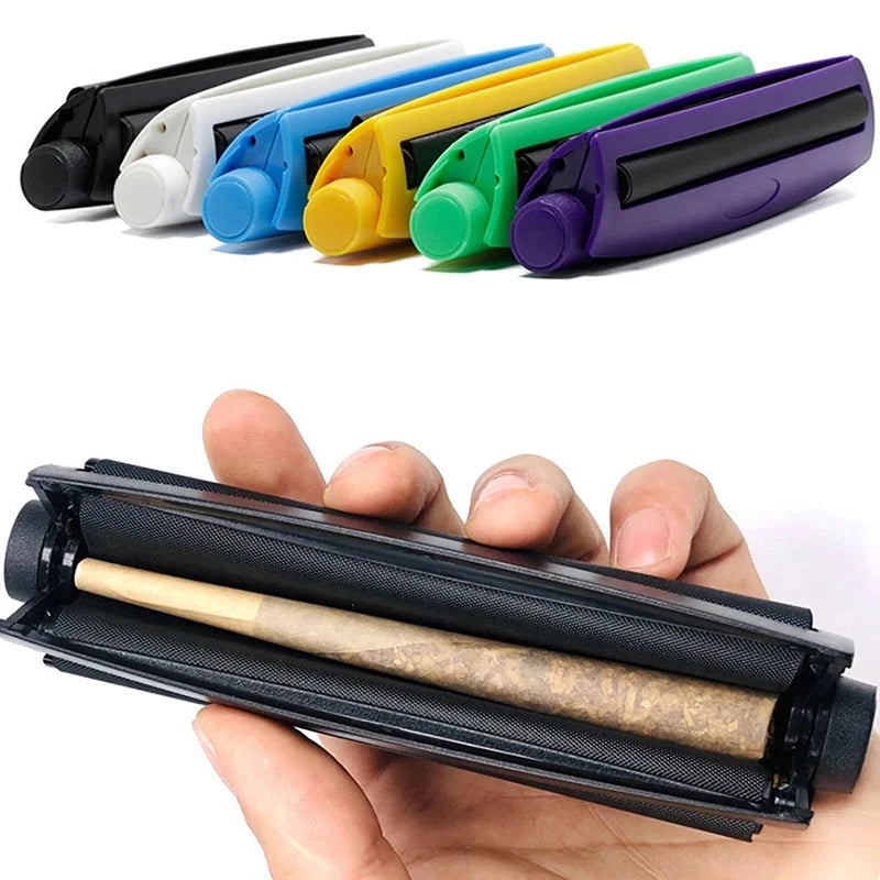 Cigarrate Rolling Machine Manual Herbal Herb Tobacco Paper Roller Rolling Machine Portable Plastic Smoking Accessorie 2022 New