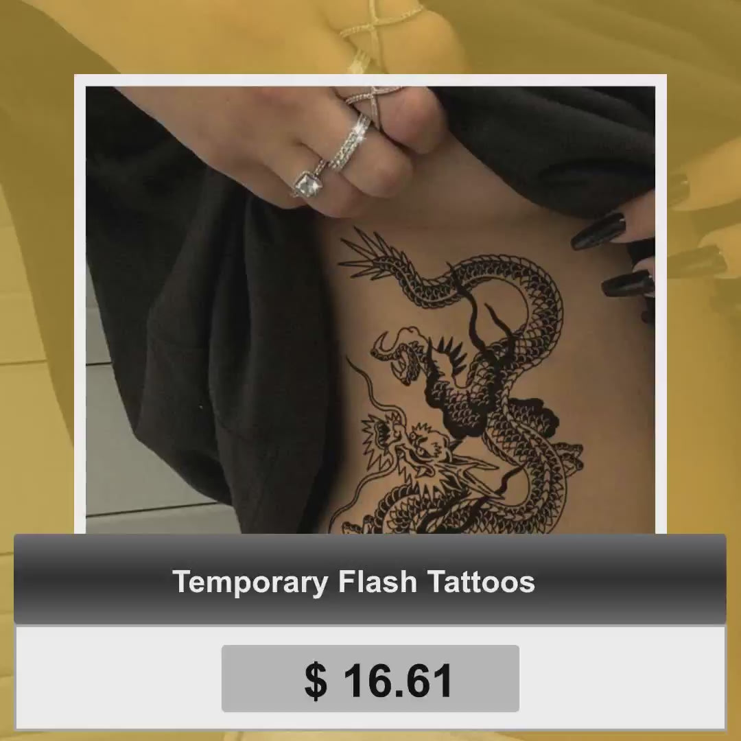 Temporary Flash Tattoos by@Vidoo