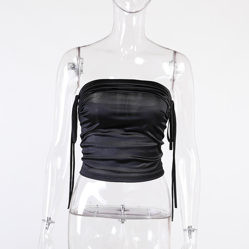 Sexy Pleated Tube Top
