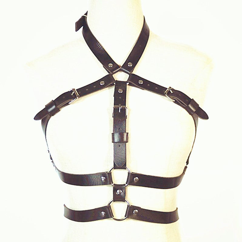 Bondage Strap Collar Waist Chain