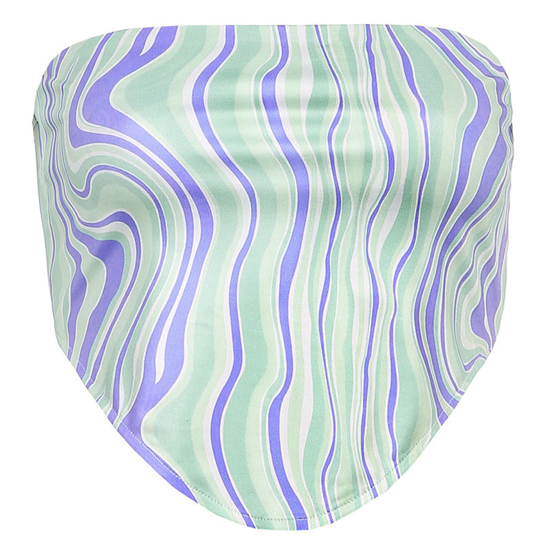 Scarf Corrugated Tube Top