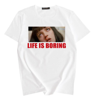 Life is Boring graphic tee