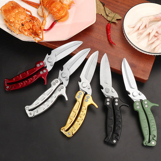 Stainless Steel Multifunctional Kitchen Scissors