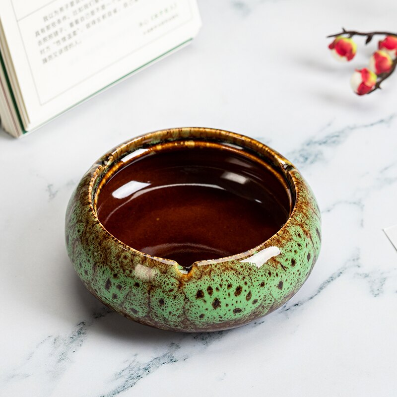 Ceramic Ashtray with Lid