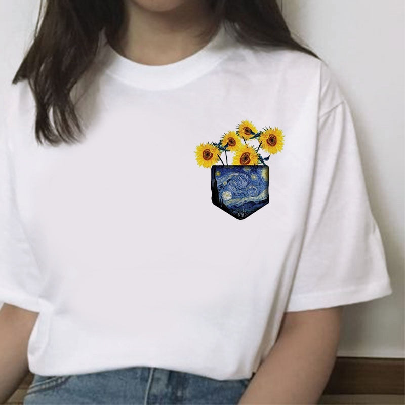 Classic Van Gogh Aesthetic T-shirts