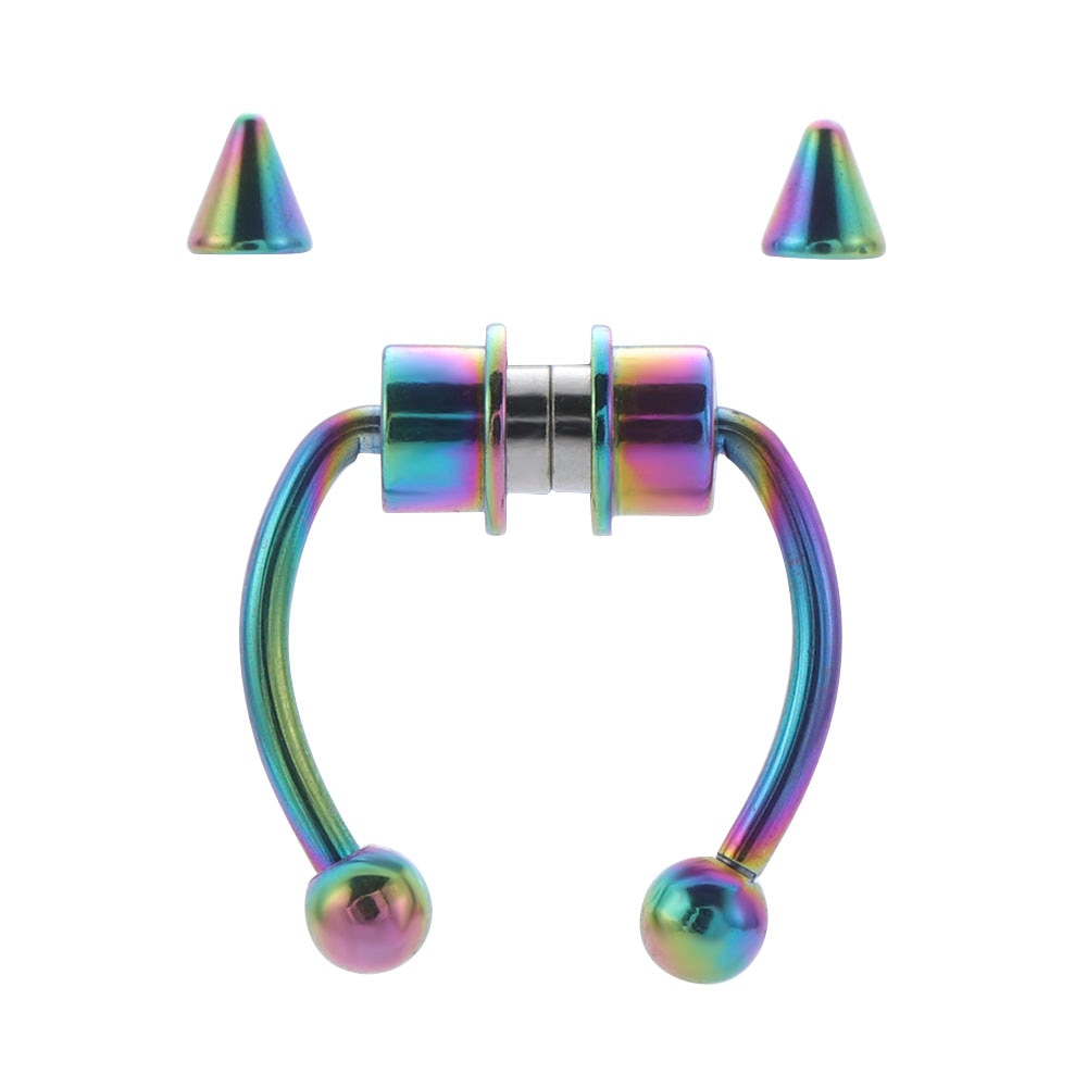 U Shaped Magnet Nose Piercing