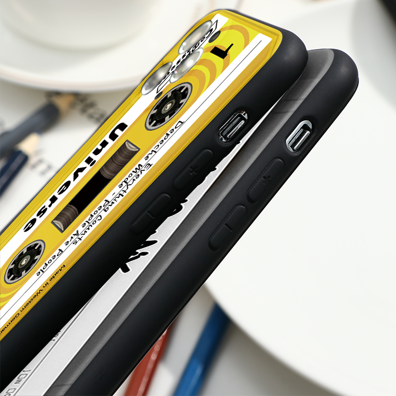 Vintage Cassette tape retro style cases For iPhones