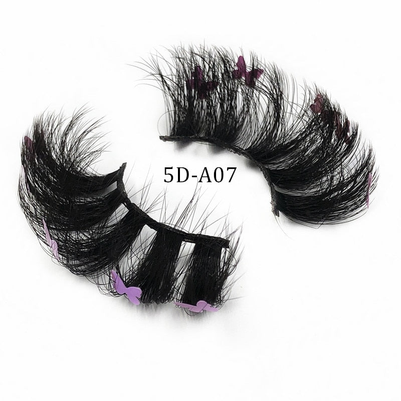 Butterfly Shiny Star Flower Lashes