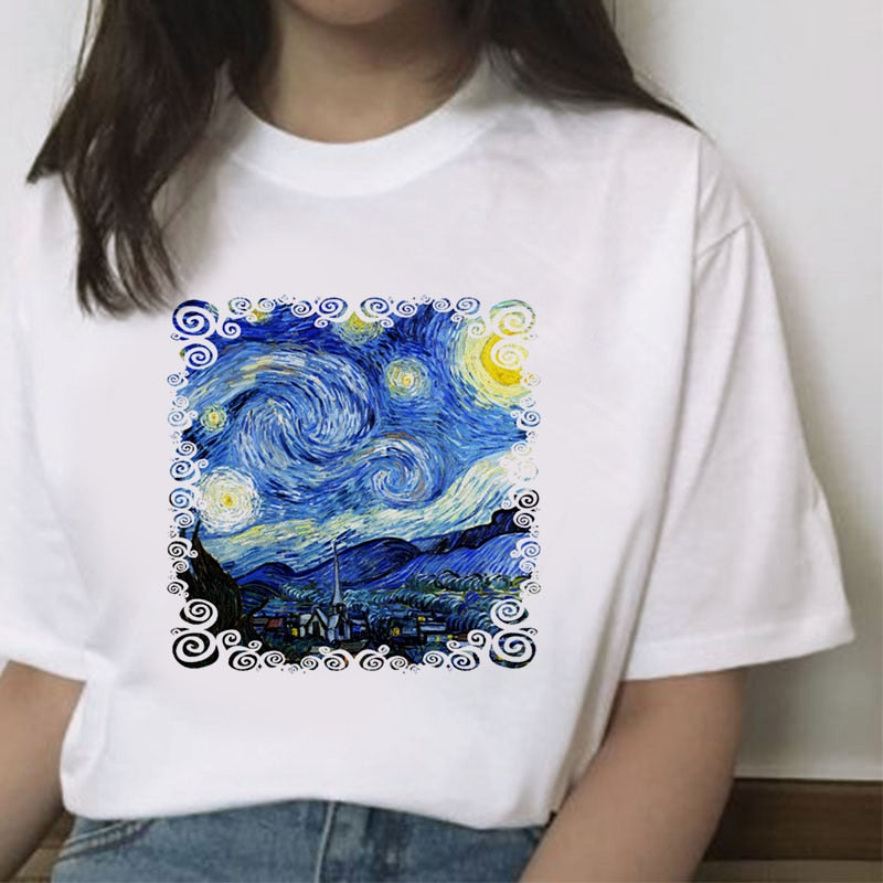 Classic Van Gogh Aesthetic T-shirts