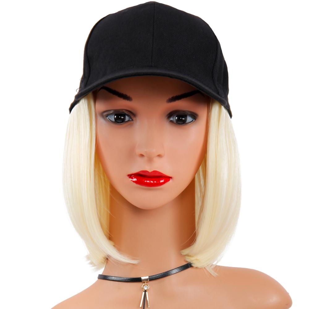 Baseball Cap Short curly Wig