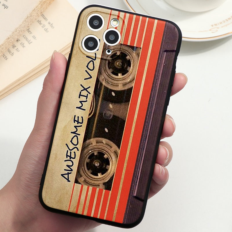 Vintage Cassette tape retro style cases For iPhones