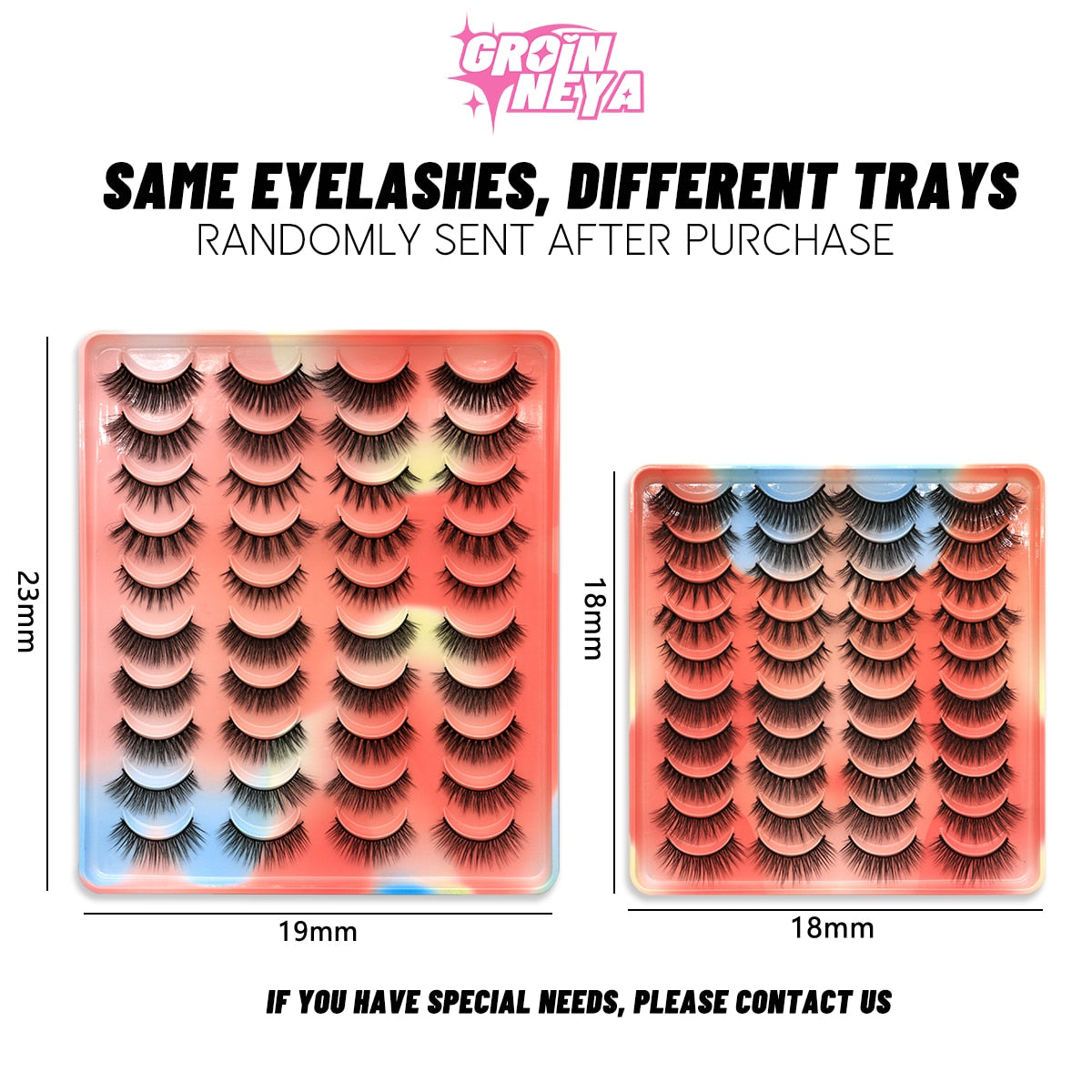 GROINNEYA Strip Eyelashes