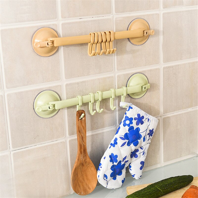 Adjustable Suction Cup Shower Hanging Rack