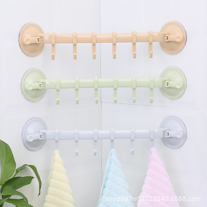 Adjustable Suction Cup Shower Hanging Rack