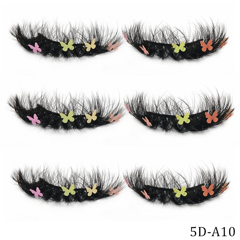 Butterfly Shiny Star Flower Lashes