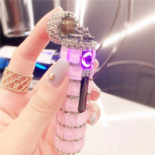 Chargable Portable Diamond  Lighter