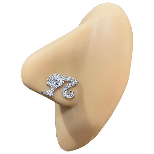 Barbie Girl Nose Stud 20G