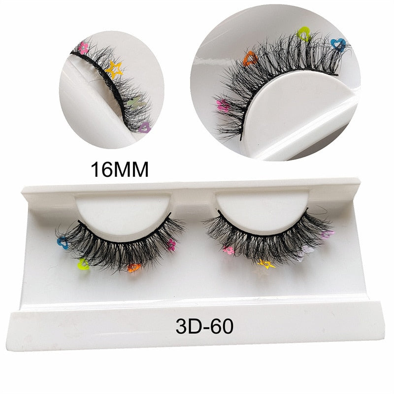 Butterfly Shiny Star Flower Lashes