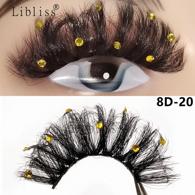 Glitter Shimmery Butterfly Eyelashes