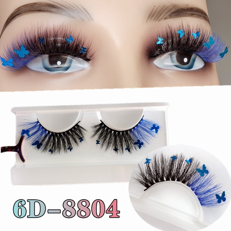 Butterfly Shiny Star Flower Lashes