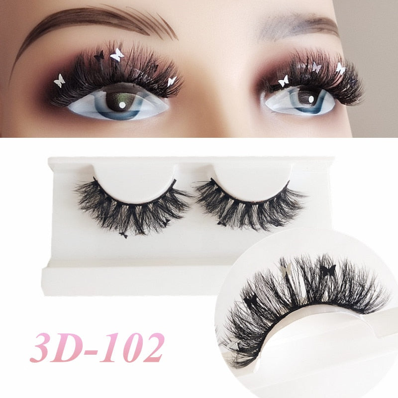 Butterfly Shiny Star Flower Lashes