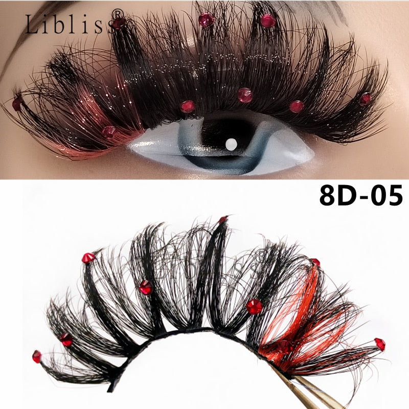 Glitter Shimmery Butterfly Eyelashes