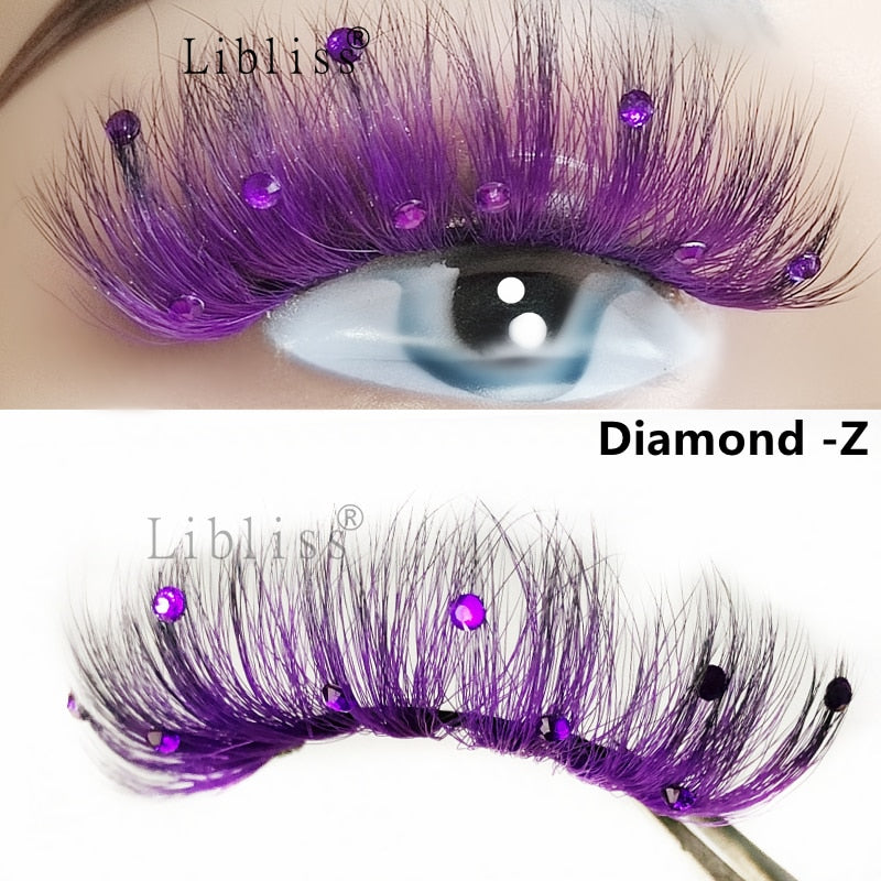 Glitter Shimmery Butterfly Eyelashes