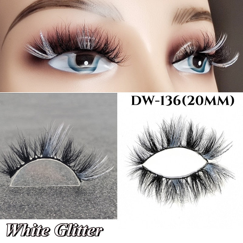 Fluffy Rainbow Color Mink Eyelashes Value Pack 10% off