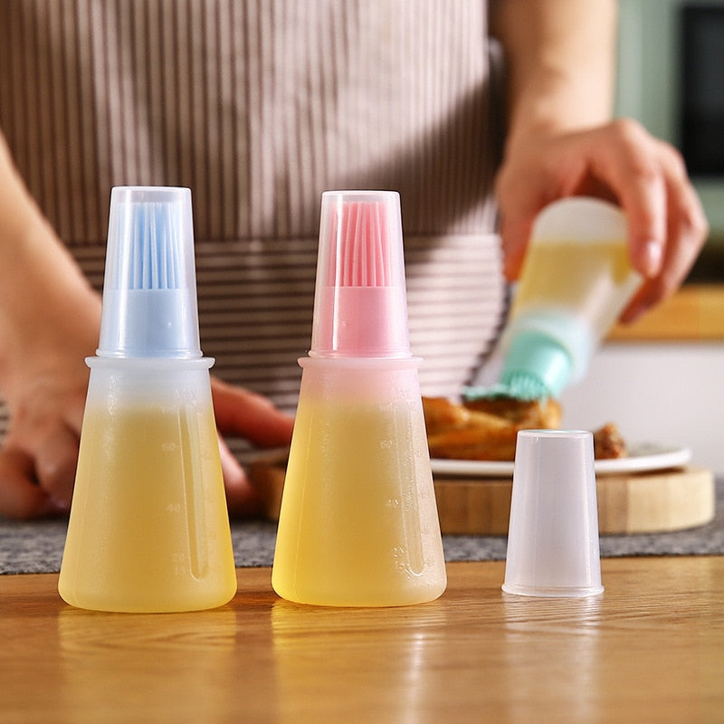 Silicone Oil Brush Bottle