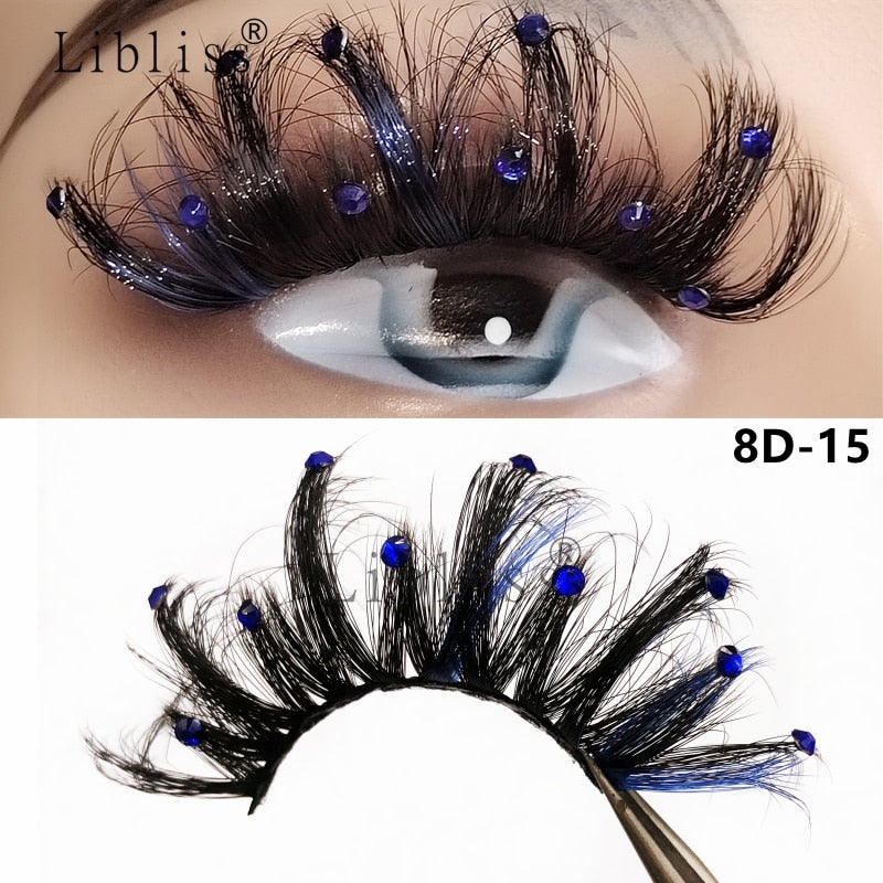 Glitter Shimmery Butterfly Eyelashes