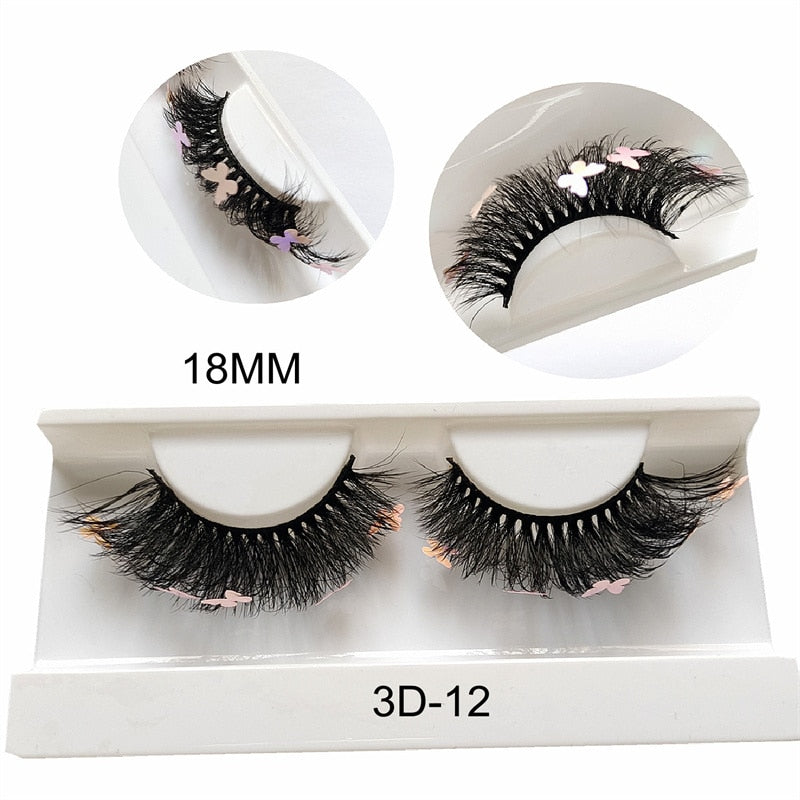 Butterfly Shiny Star Flower Lashes