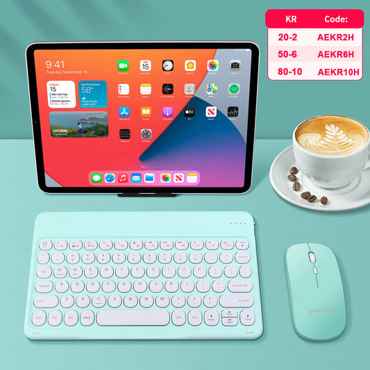 Bluetooth Keyboard Wireless Keyboard and Mouse for iPad 10th Gen Tablet Android IOS Windows