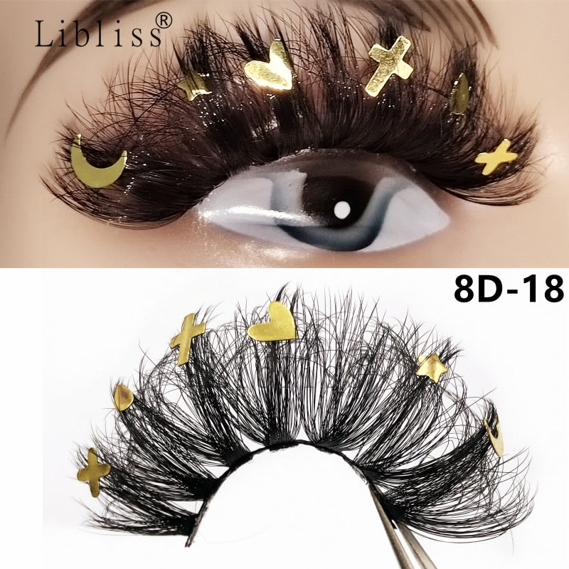 Glitter Shimmery Butterfly Eyelashes