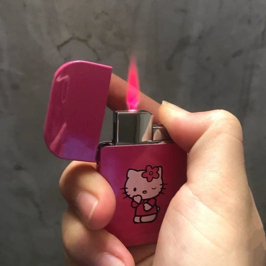 Pink Flame Hello Kitty Lighter