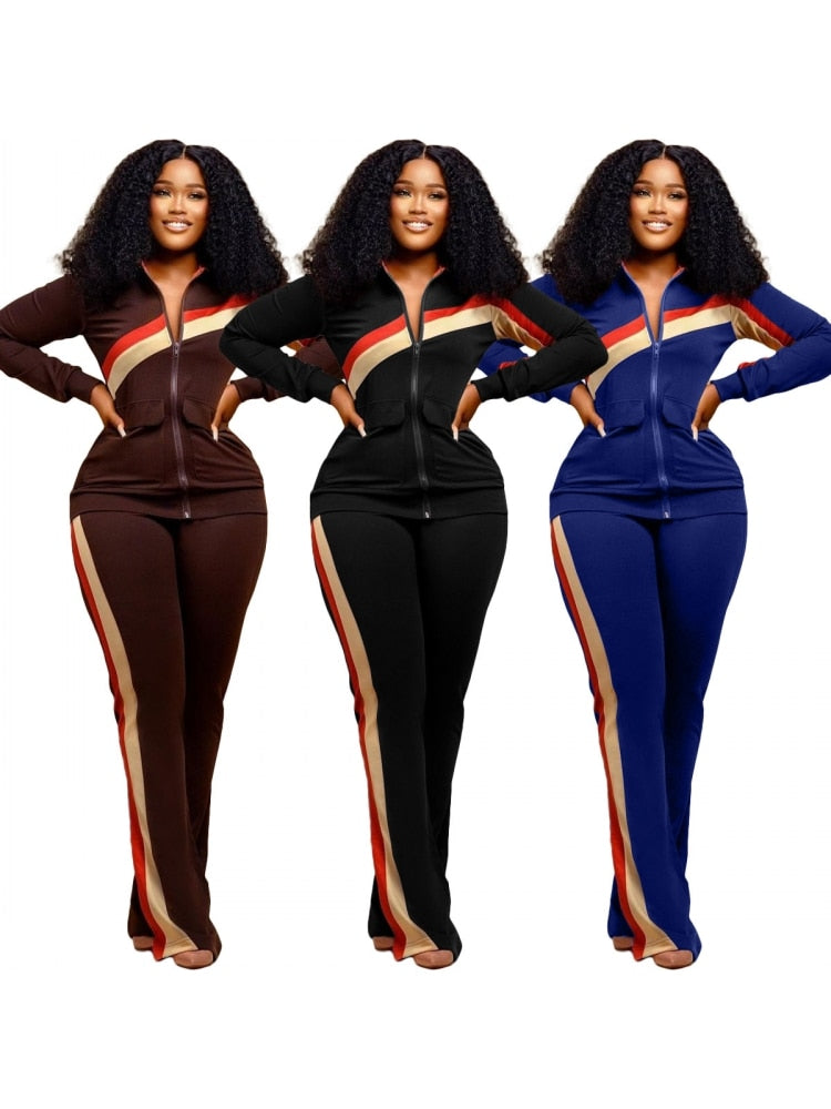 Vintage Women Tracksuit Set