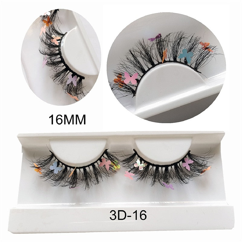 Butterfly Shiny Star Flower Lashes