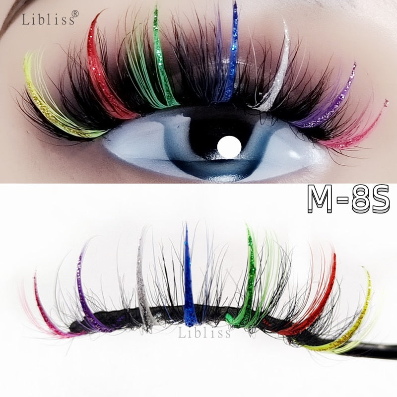 Glitter Shimmery Butterfly Eyelashes