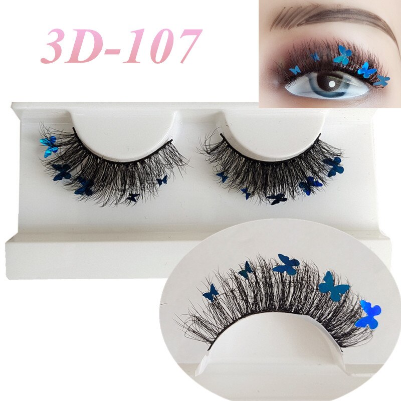 Butterfly Shiny Star Flower Lashes