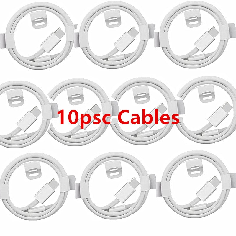 10PCS 5PCS/Lot 1M TPE Charging Cable For iPhone XS Max X XR SE 5S 5C 5 11 12 13 14 Pro iPad 6S 6 7 8 Plus Data Sync Charge Cord