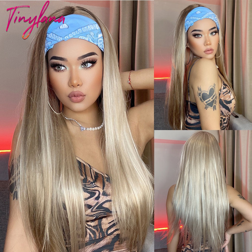 Deep Water Wave Bohemian Headband Wig
