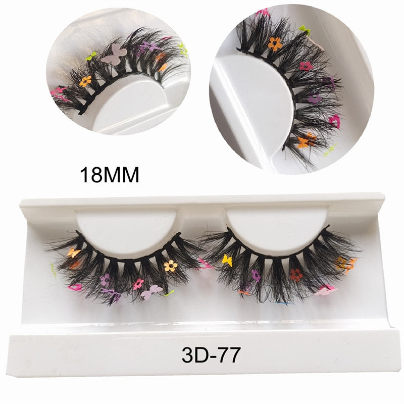 Butterfly Shiny Star Flower Lashes