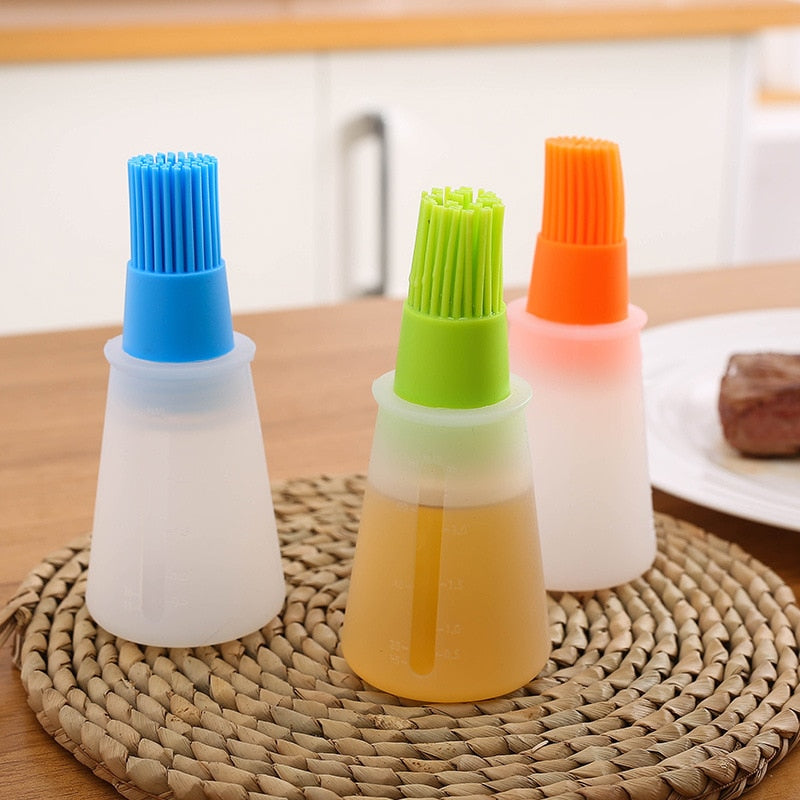 Silicone Oil Brush Bottle