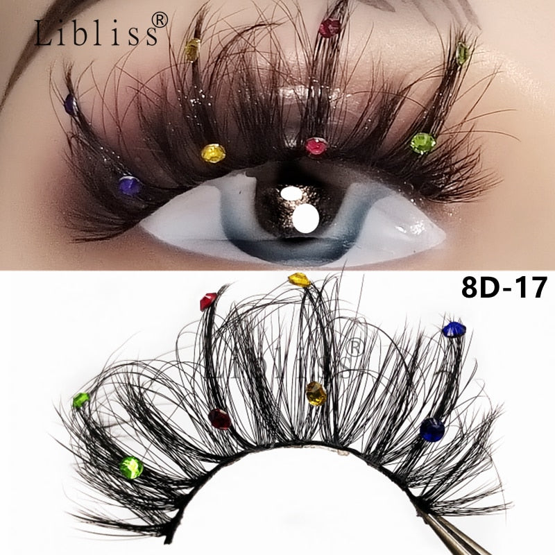 Glitter Shimmery Butterfly Eyelashes