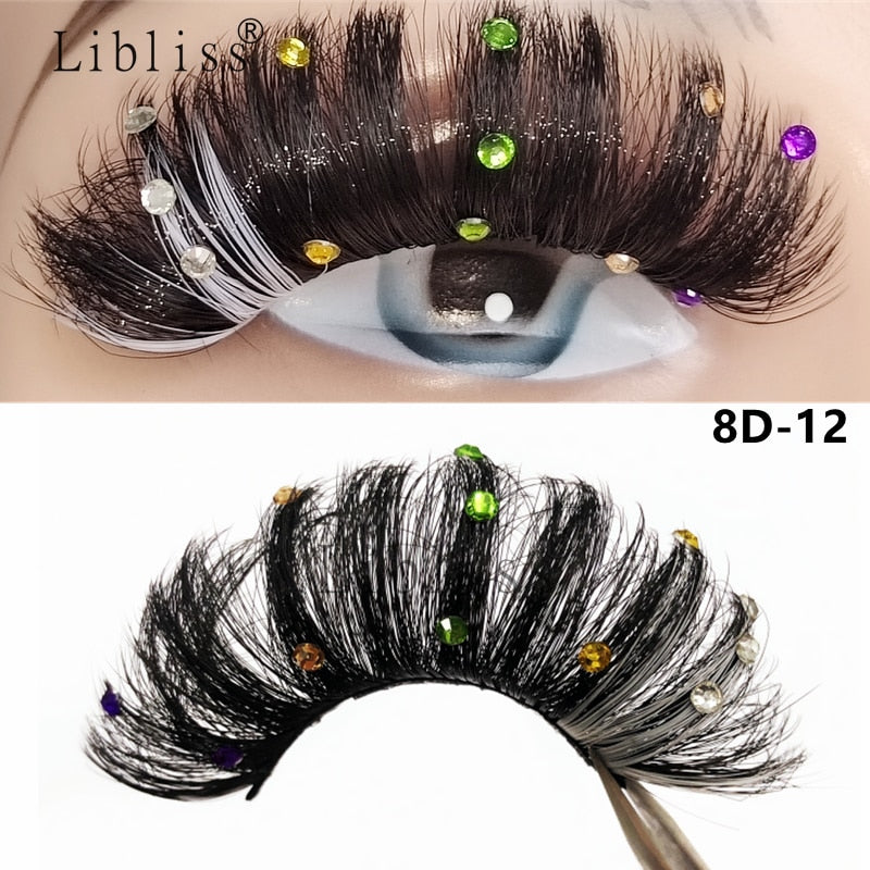 Glitter Shimmery Butterfly Eyelashes