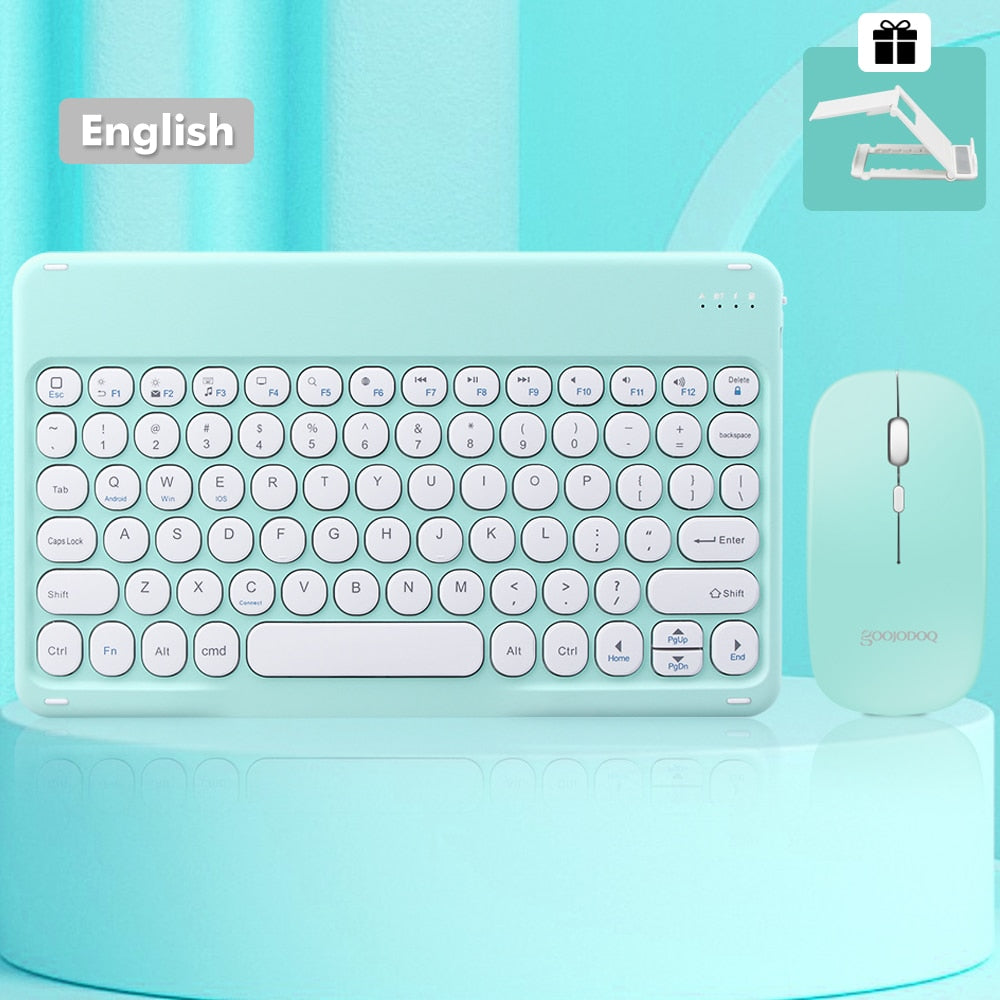 Bluetooth Keyboard Wireless Keyboard and Mouse for iPad 10th Gen Tablet Android IOS Windows