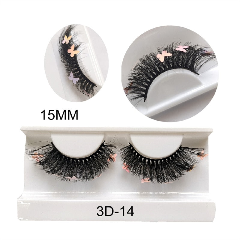 Butterfly Shiny Star Flower Lashes